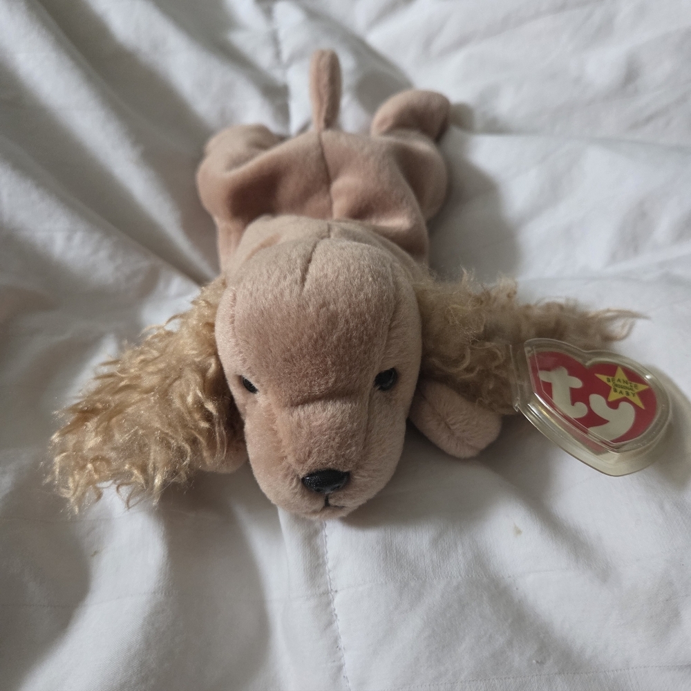 Ty The Beanie Babies Collection Spunky Dog Plush Toy Retired